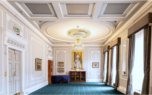 Princess Alexandra Room empty no set up
